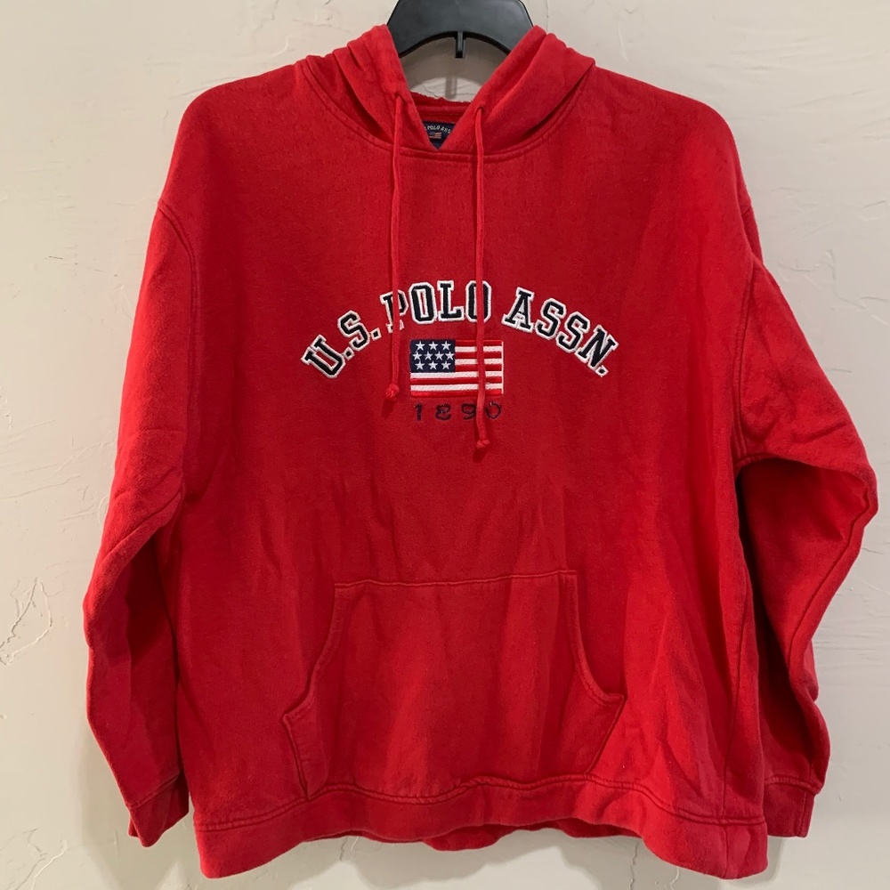 U.S. Polo Assn. Red Hoodie, XL
